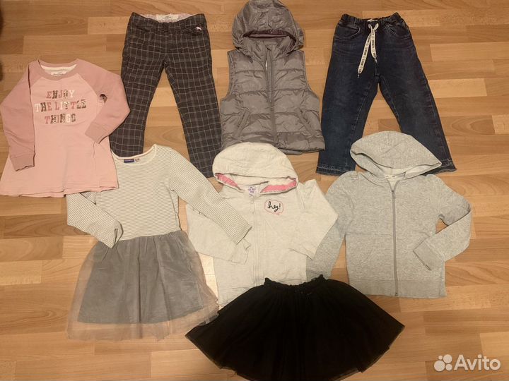 Вещи пакетом на девочку 110 размер