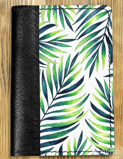 Кожаная обложка для паспорта