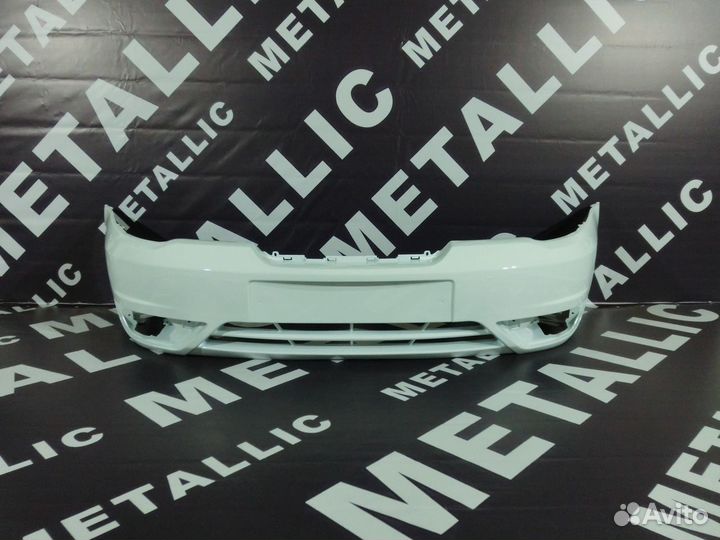 Бампер daewoo nexia N150 передний белый