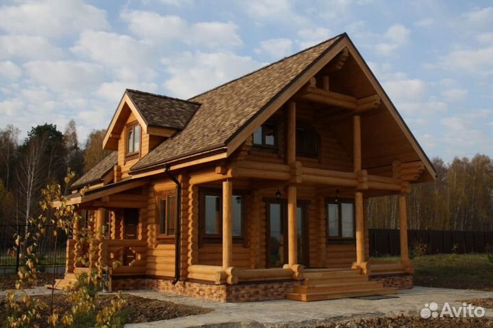 Срубы домов и бань