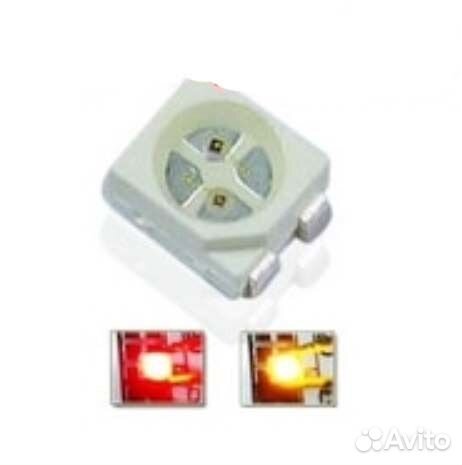 Светодиоды 3528 1210 двухцветные красный/желтый