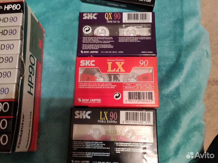 Аудиокассеты новые SKC