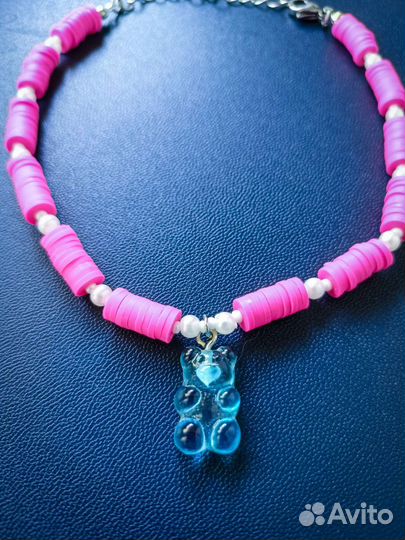 Чокер с мишкой детский