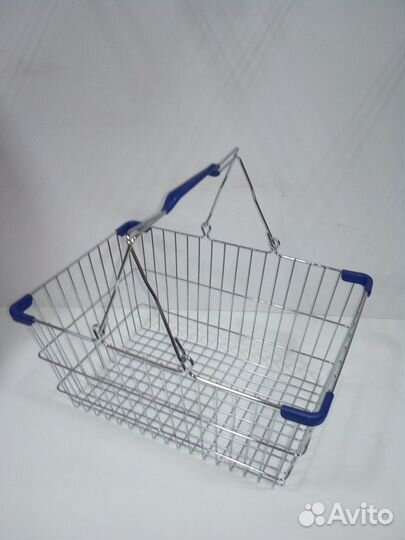 Корзина покупательская (20 л.), хром