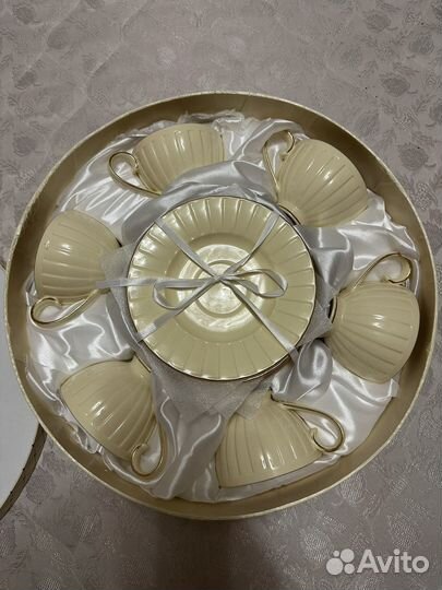 Чайный набор на 6 персон lefard плиссе