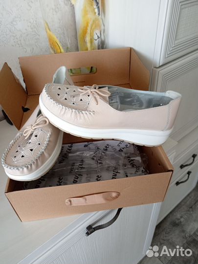 Мокасины нат.кожа baden