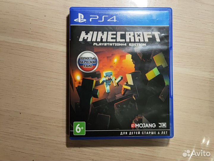 Диск на ps4 minecraft