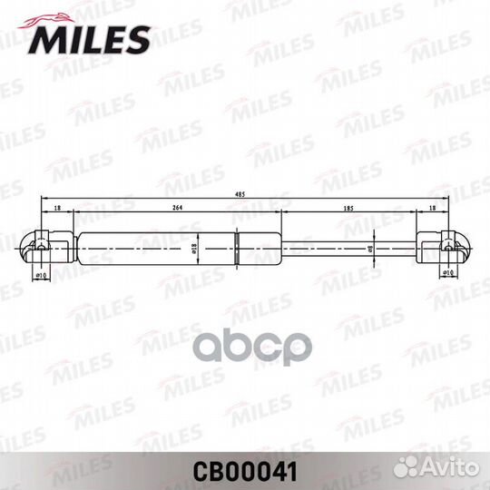 Амортизатор крышки багажника hyundai ix35 10- C