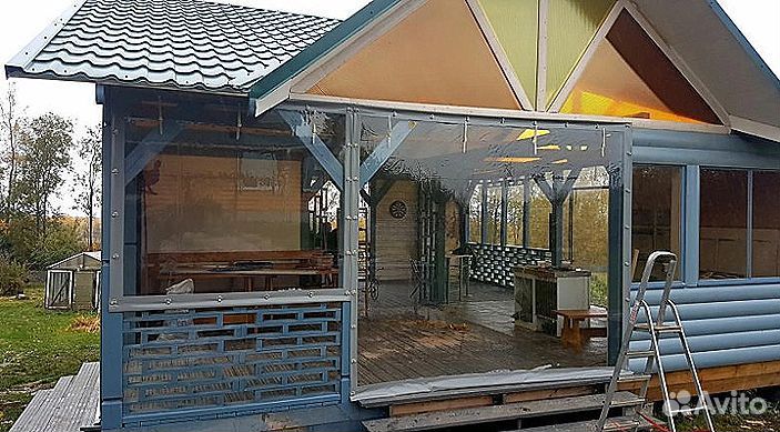 Шторы пвх для беседки