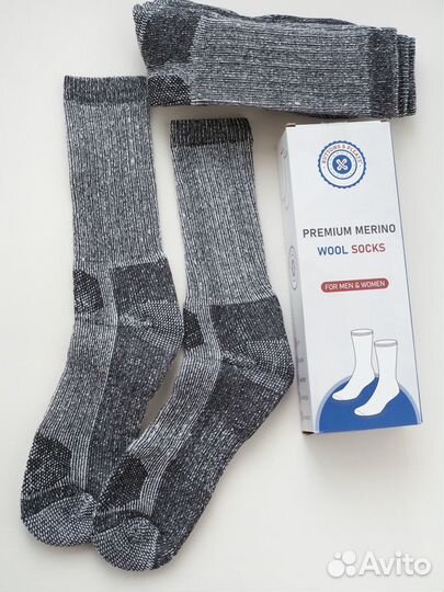 Носки теплые шерсть комплект 3 пары р M-L