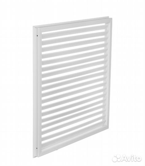 Решетка вентиляционная пвх 600х600 мм белая