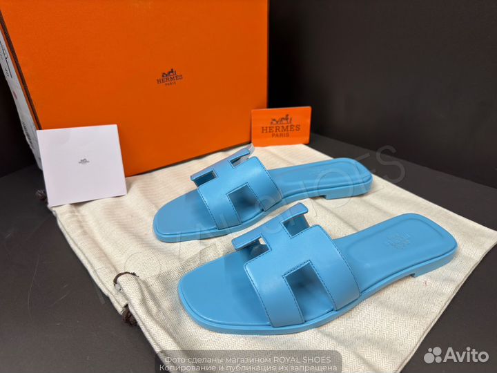 Шлепанцы женские Hermes Oran Slide