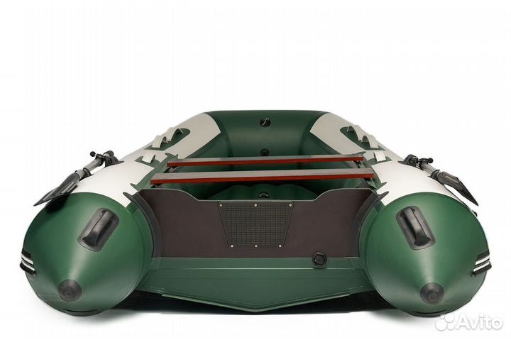 Лодка mishimo lite 350 (бело-зеленая)