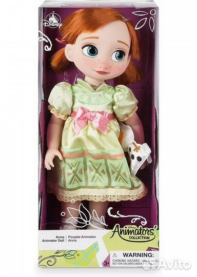 Кукла Дисней аниматорс Анна