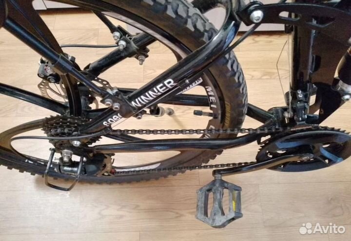 Велосипед складной на литых дисках