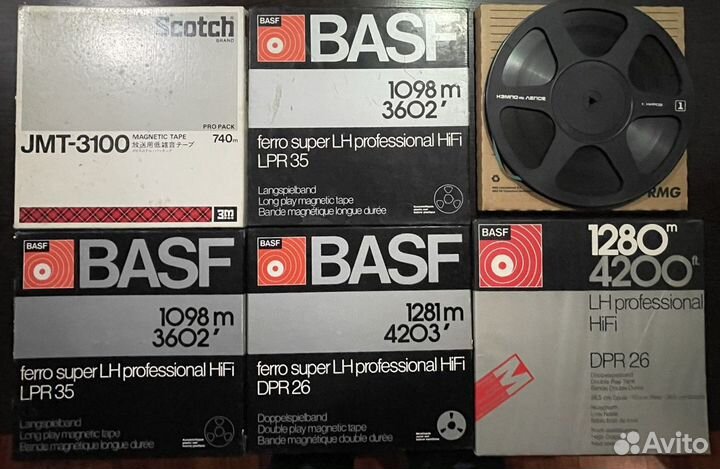 Катушки-27 basf, scotch, лепсе