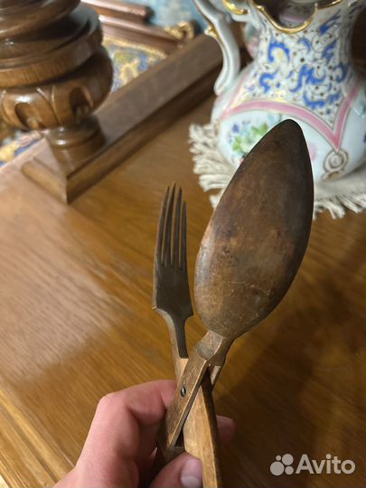 Вилка-ложка 19 век