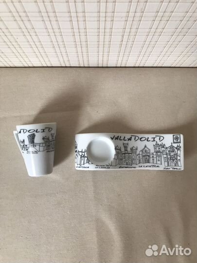 Кофейная чашка сувенир из Испании Вальядолид