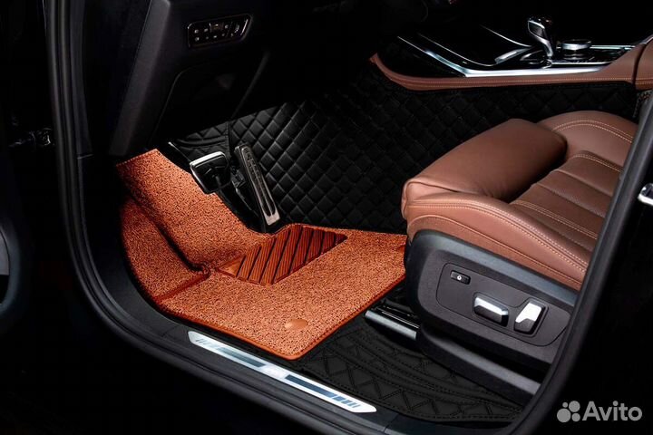 3D Коврики Range Rover Салон Багажник из Экокожи