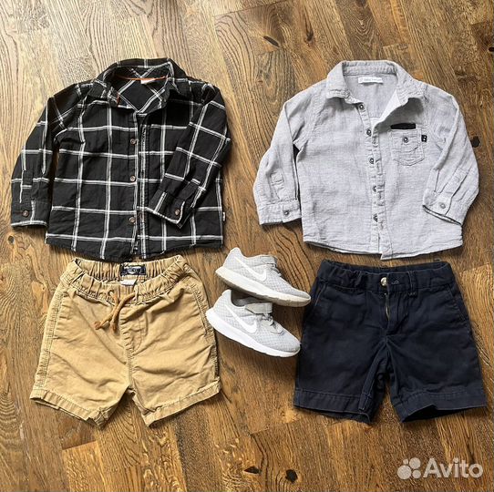 Шорты, рубашки, кроссовки