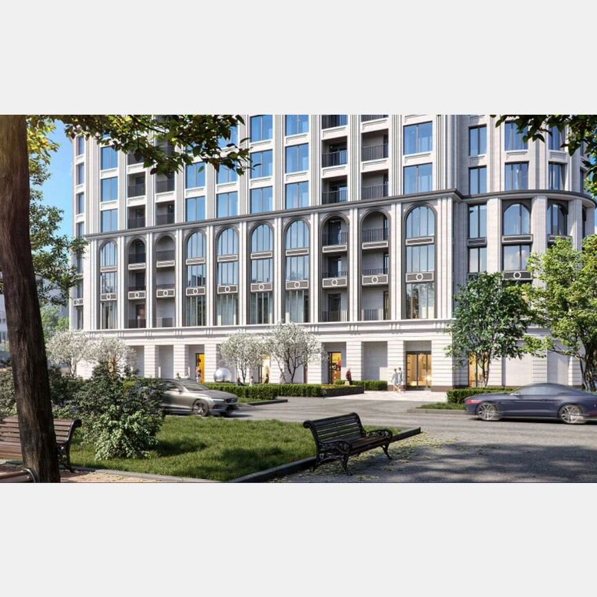 2-к. квартира, 57,7 м², 6/25 эт.