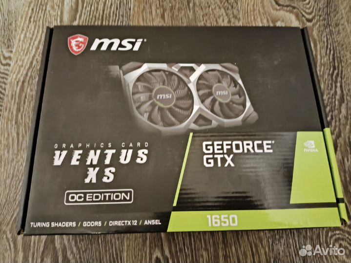 Видеокарта GTX1650 MSI Ventus XS OS