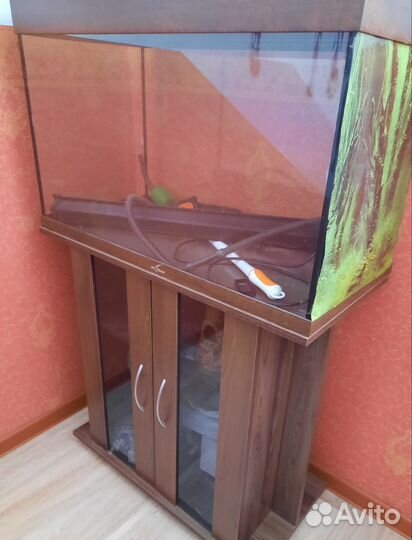 Аквариум с тумбой бу