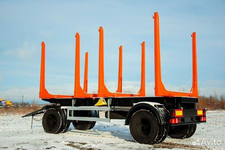 Прицеп лесовоз (сортиментовоз) ИнтерПрицеп 853323, 2023