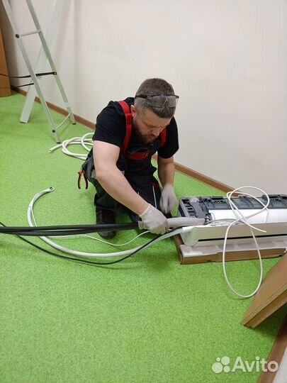 Установка кондиционеров Монтаж Сплит систем Бризер