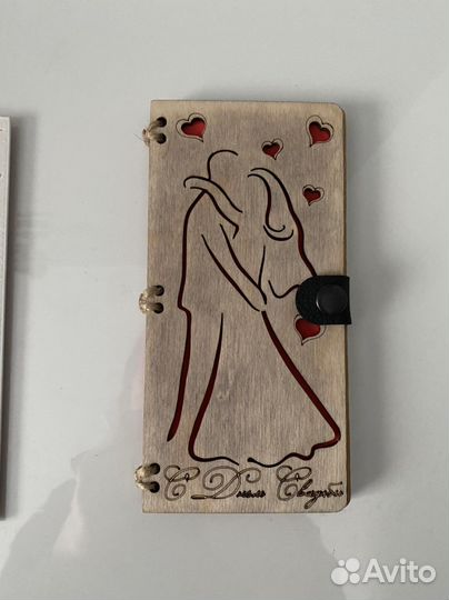 Конверт для денег деревянный