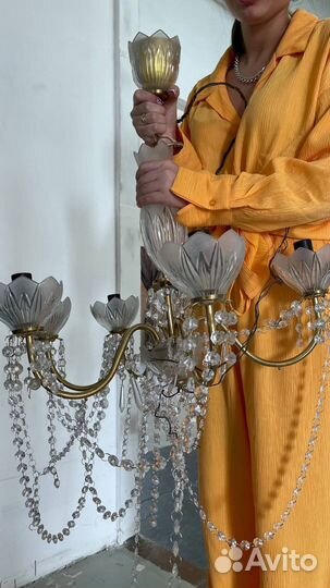 Хрустальная люстра СССР