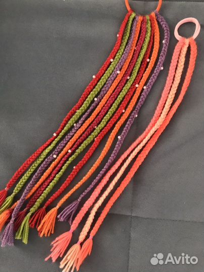 Косички на резинке