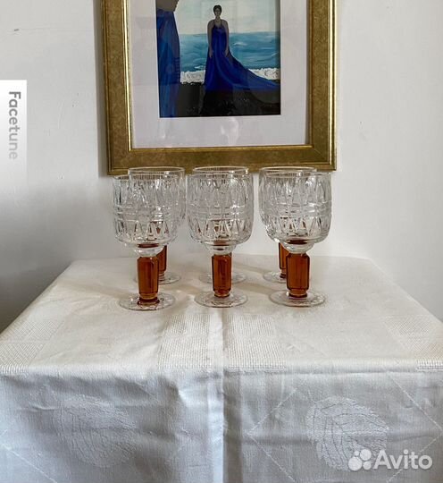 Большие олимпийские фужеры 6шт