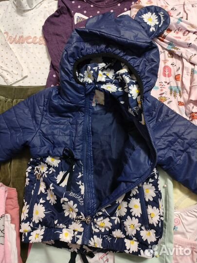 Вещи пакетом на девочку 86 92 98 104