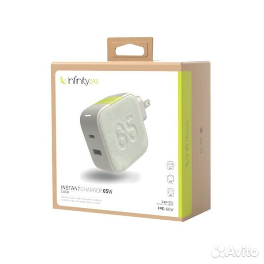Зарядное устройство InfinityLab 65W PD GaN