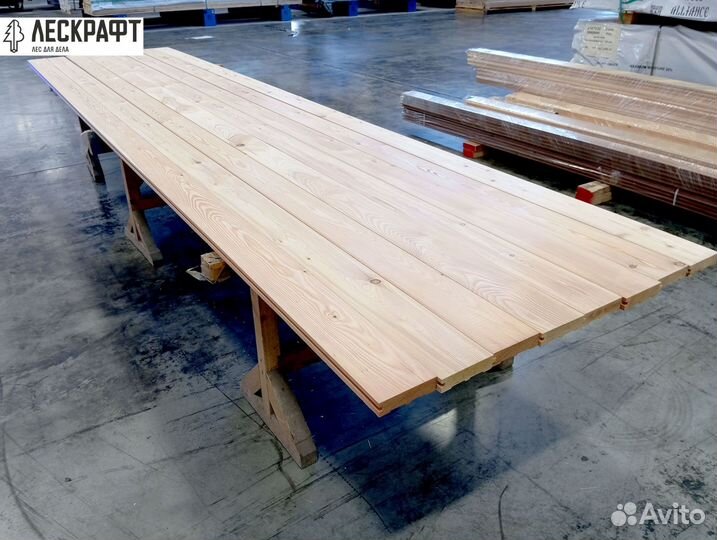 Доска пола 27*141*4000 мм сорт C лиственница