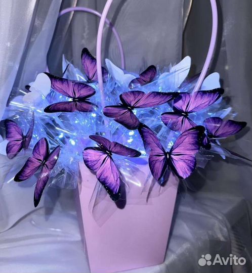 Букеты из бабочек