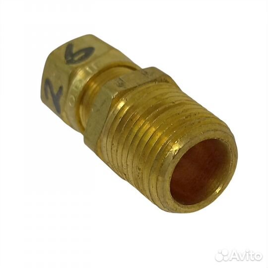 Переходеик соединитель1/2 (12,7 мм) резьба наружн