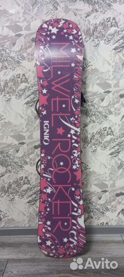 Сноуборд Ignio Milwel 138cm+крепления Ignio