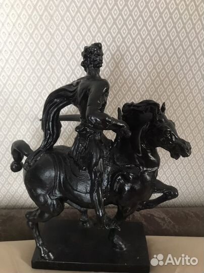 Статуэтка Всадник метал