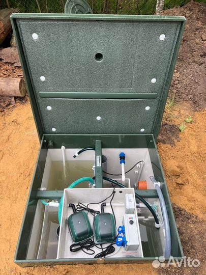 Станция биологической очистки от завода