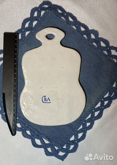 Посуда СССР - керамическая доска / сырная доска