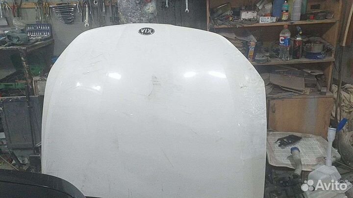 Капот оригинал бу на киа к5 с дефектом