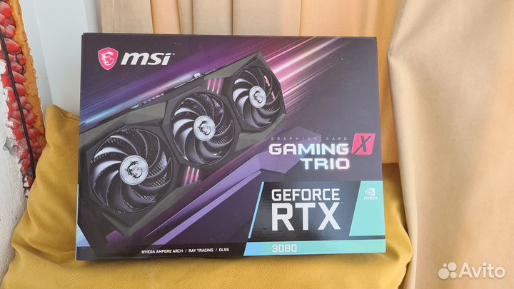 Продам видеокарту 3080 msi