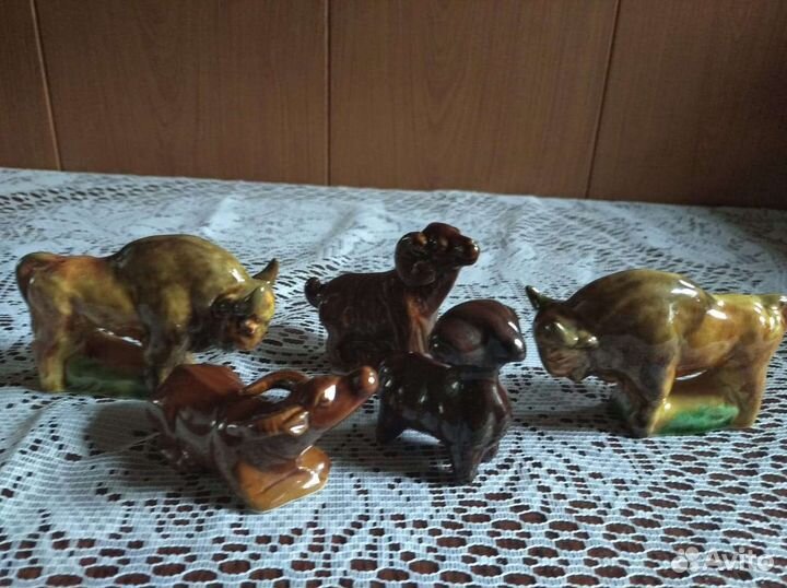 Статуэтки керамика бараны,козлики