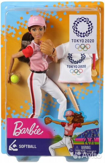Barbie Олимпийские спортсменки Бейсболистка