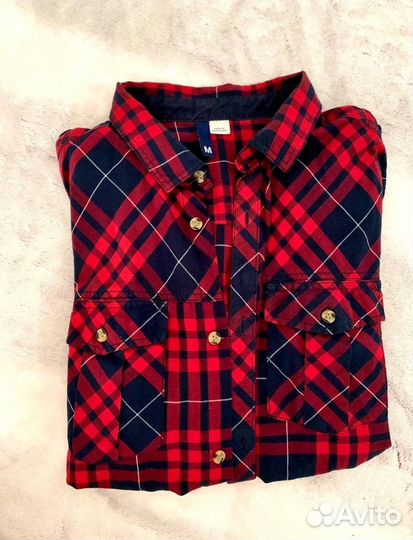 Рубашка в клетку hm