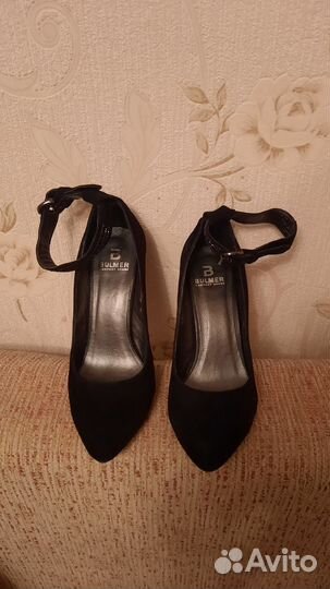 Туфли замшевые