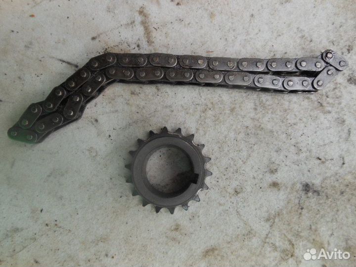 Звёздочка коленвала с цепью Peugeot 405 1987-1992