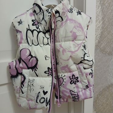 Жилетка для девочки 128 футурино